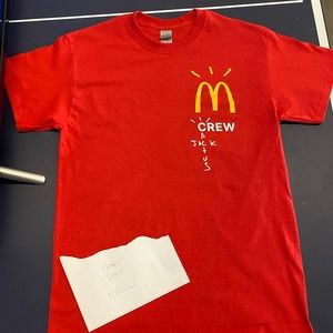 Travis Scott Cactus Jack x McDonald’s crew tee